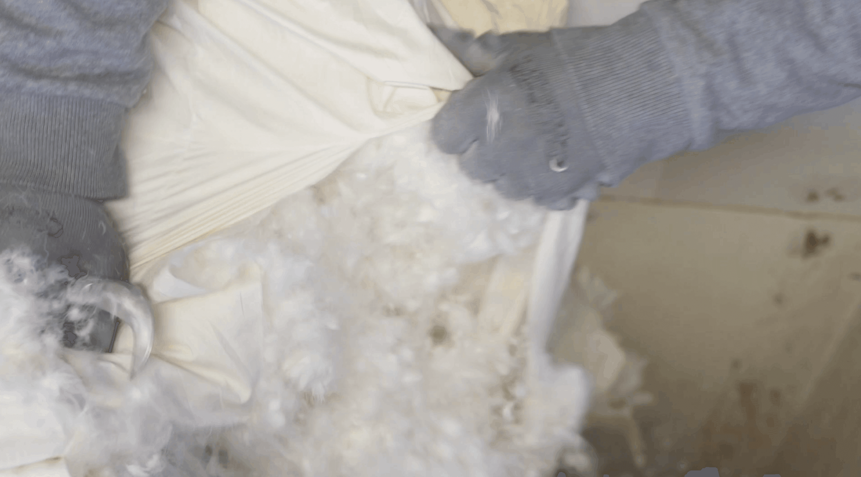 Flower Down リサイクルダウン+カポック