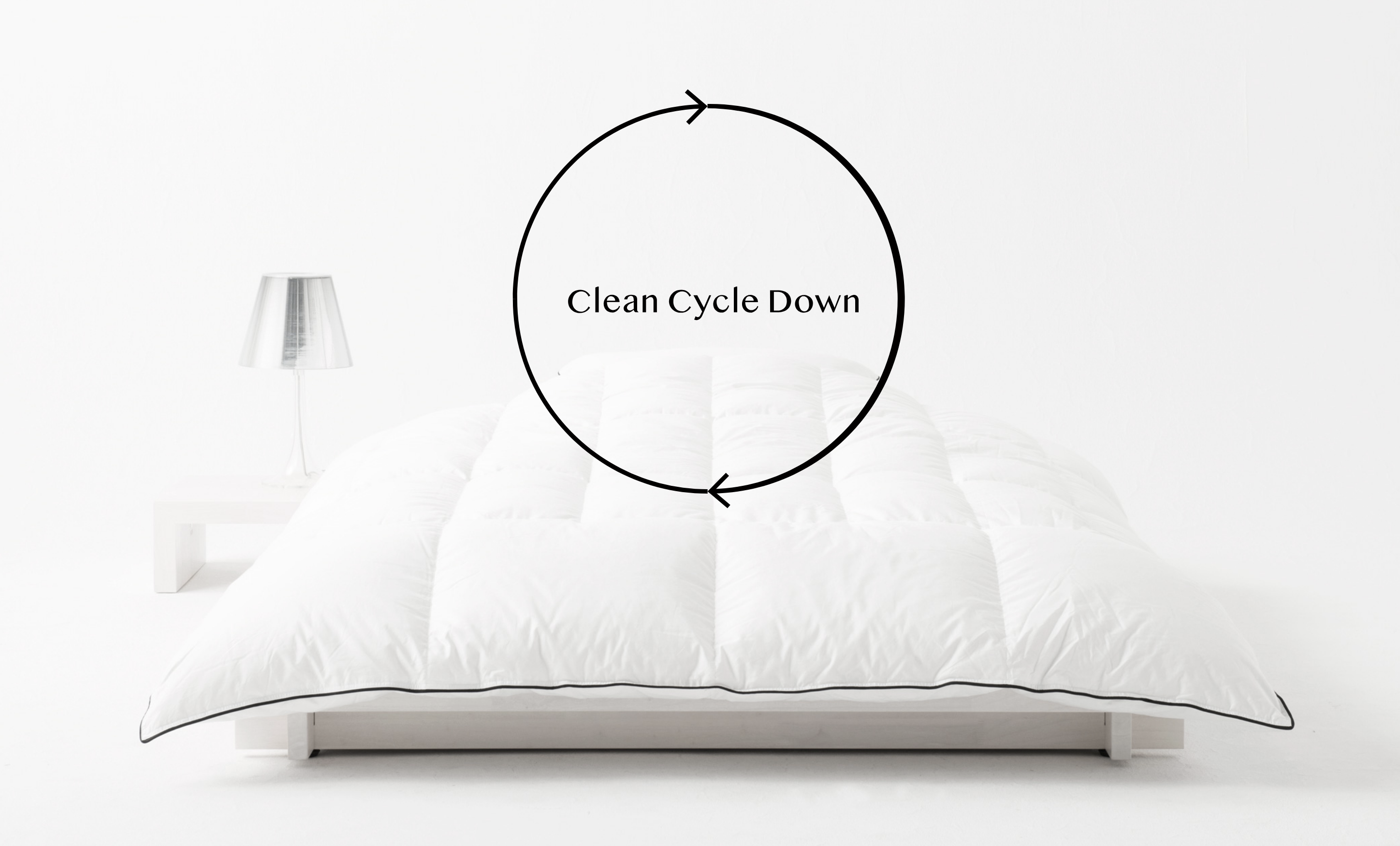 新しい「Clean Cycle Down pillow」について